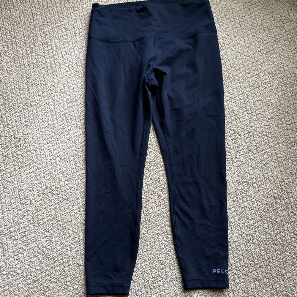 Peloton Lululemon women’s wunder under sz 12 Navy High-Rise Performance Leggings